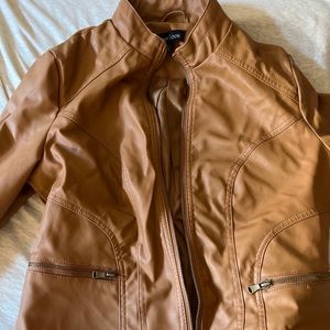 Size L Faux Leather Jacket